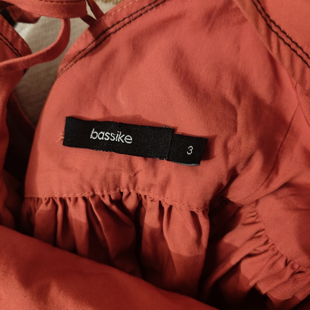 Bassike Two-Tone Cotton Halterneck‎ Maxi Dress - Picture 8 of 11